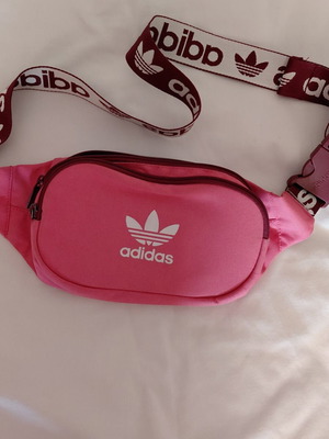 Adidas waist bag like new, pink and burgundy