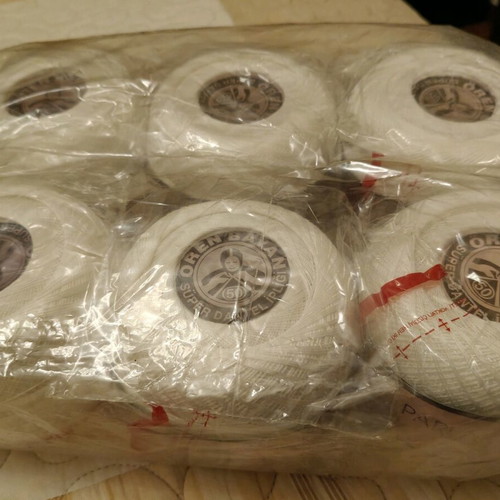 White Crochet Thread No 50, Pack of 6, New