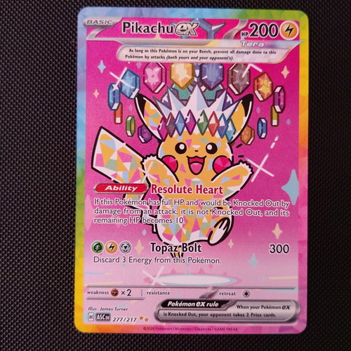 Pokemon Ascended Heroes Pikachu 277 new card