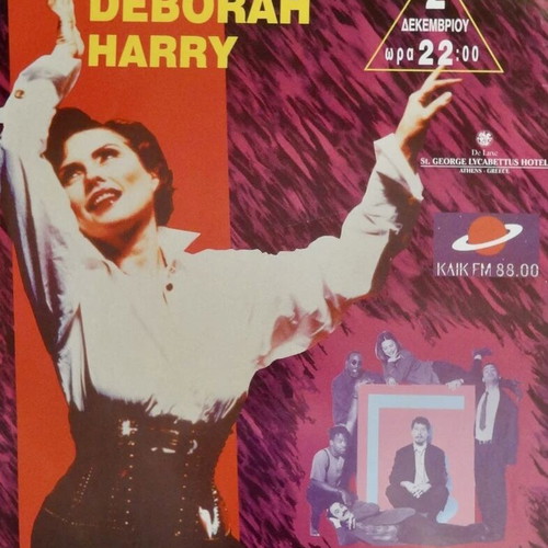 Debbie Harry Vintage 1996 Concert Poster Used