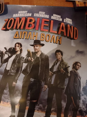 Zombieland: Double Tap movie poster like new, 70x100 cm