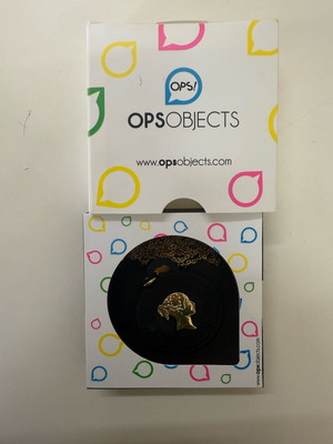 Ops Object κολιέ σαν καινούργιο με χρυσό τόνο αλυσίδα και γυναικείο κρεμαστό