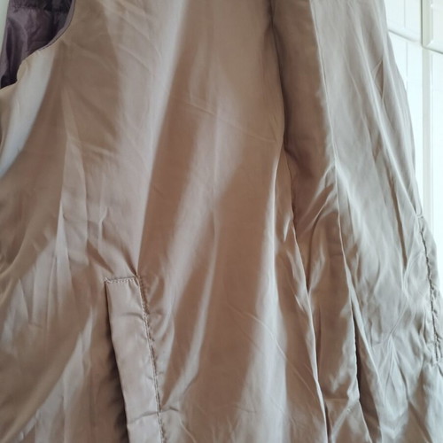 Women's double-face sleeveless jacket with hood like new size L