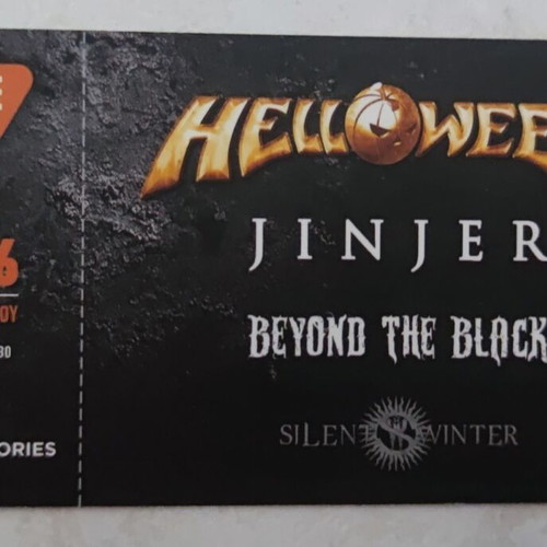 Helloween Jinjer Beyond The Black Hard Copy Ticket like new, Release Festival 17/06/23