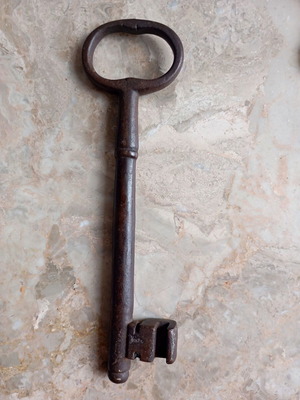 Κλειδί πύργου Ιταλίας 120 ετών μήκους 20 εκ σιδερένιο καινούργιο