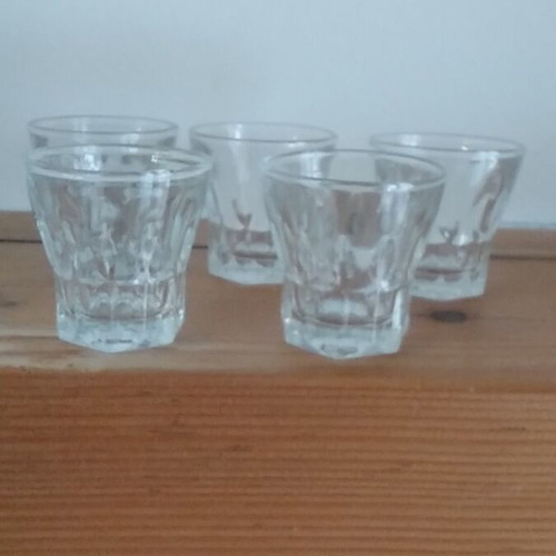 Vintage shot glasses like new, pack of 14