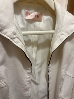White jacket like new, XL size