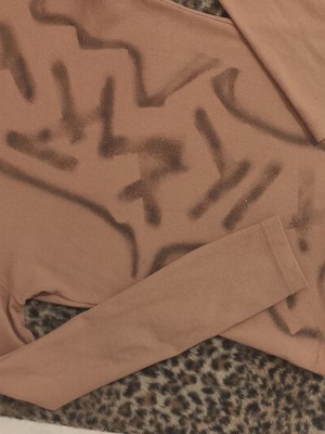 BSB fleece turtleneck used, beige, size small