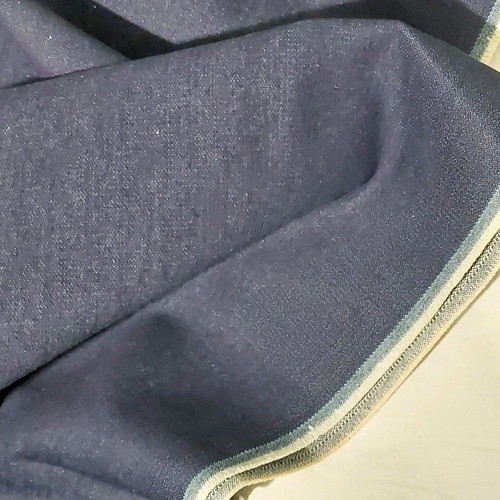 Denim fabric thick dark blue, 180x160cm, Malta type, new