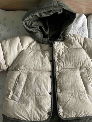 ZARA baby jacket new, two-tone, size 12-18 months