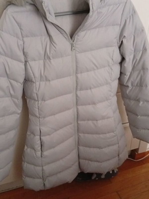 Long jacket United Colours of Benetton light ice gray like new 3XL 13-14 years