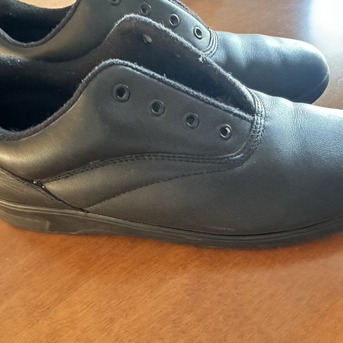 Keds women's ankle boots black synthetic leather like new, size 39