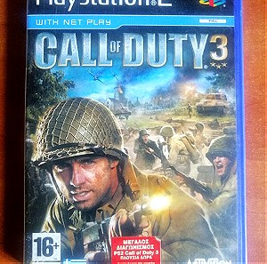 PS2 GAME CALL OF DUTY 3
