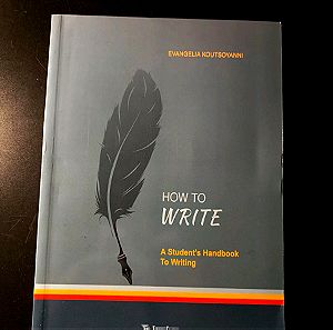 How to write | Evangelia Koutsouyanni