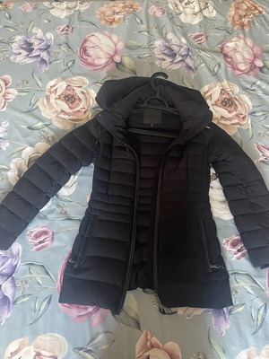 Massimo Dutti down jacket, black, size XS