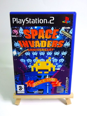 Space Invaders Anniversary Sony PlayStation 2 PS2 used, complete and functional