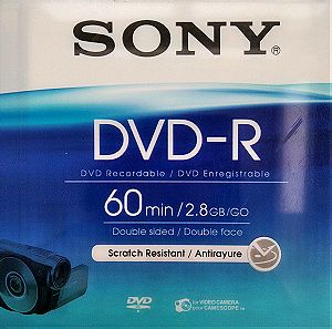 SONY DVD-R 2.8GB/60min Double Sided (8cm DVD Recordable)