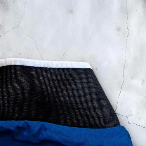 Nike Vintage Style Nylon Anorak Pullover Jacket, royal blue black