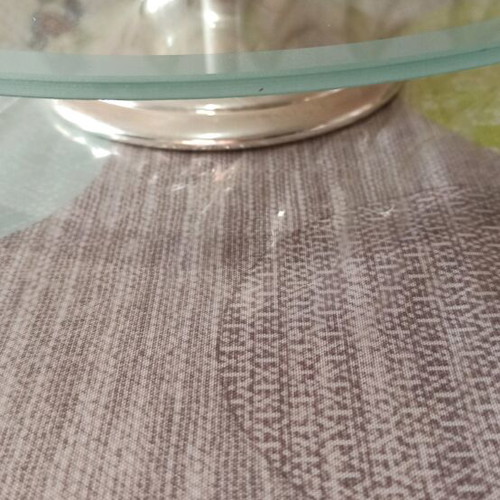 Serving platter like new decorative with footed base