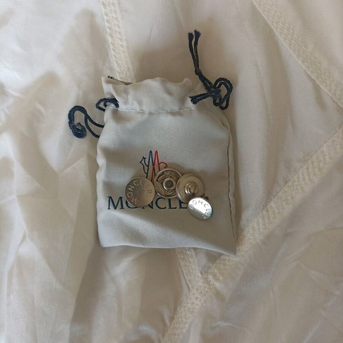 Moncler women's jacket used, white, size M
