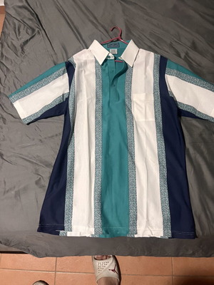 TropiCool Vintage 90s Men's Polo Shirt, Retro Style