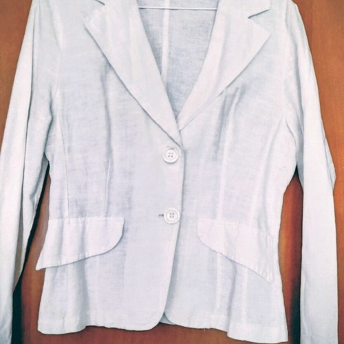 White stylish jacket like new, size M