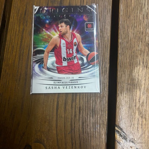 Sasha Vezenkov 2025-26 Origins EuroLeague base card new