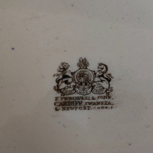 Large porcelain platter like new, dimensions 46.5 x 37.5