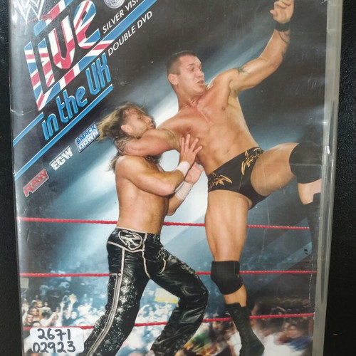 Live in the UK Silver Vision October 2007 WWE wrestling DVD double set