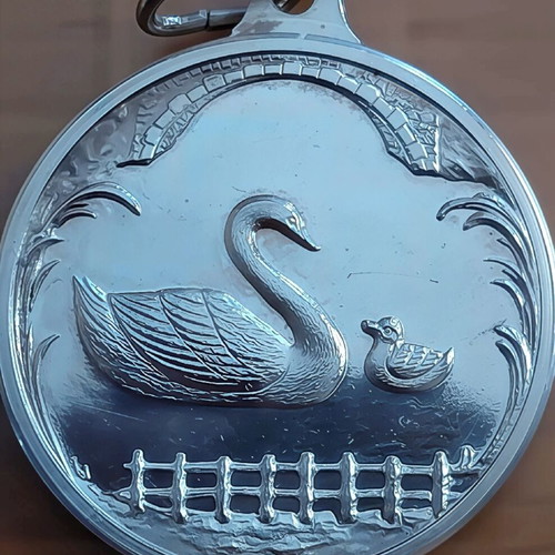 Silver pendant 999 Mother by Maria Polydouri, used, 6g