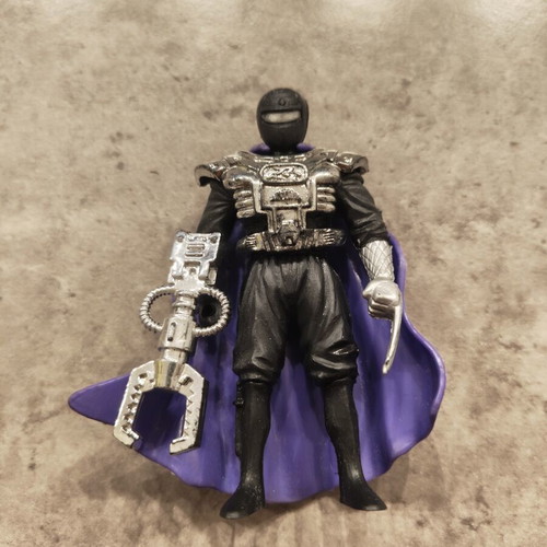 Ninja Warrior Black Ninja action figure used, Chap Mei 1995