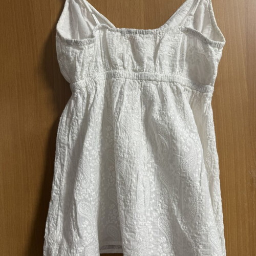 White blouse with straps, size S / 36 / 8