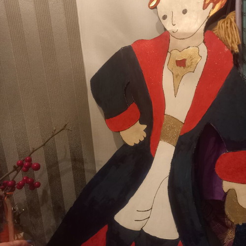 Handmade Little Prince foam board figure, 86cm, party decoration