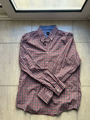 Hugo Boss plaid shirt like new, size XL
