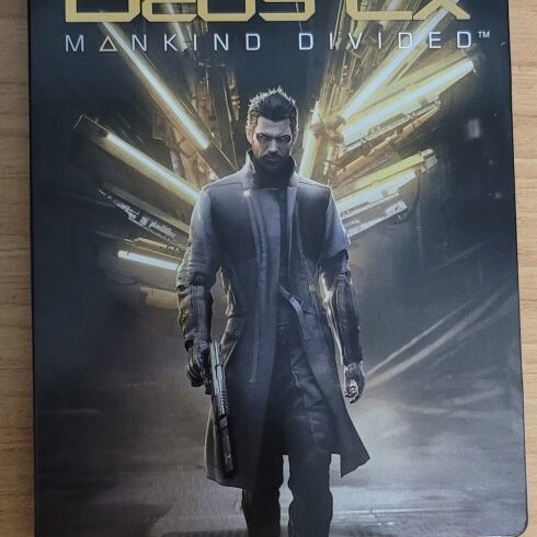 Deus Ex Mankind Divided Steelbook PS4 game, Europe version