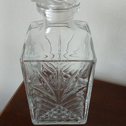 Crystal whiskey bottle new