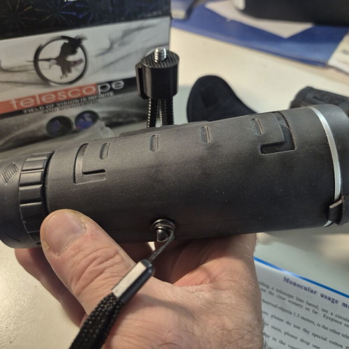 Monocular Telescope 40×60 with Dual Focus and Foldable Eye Cup new