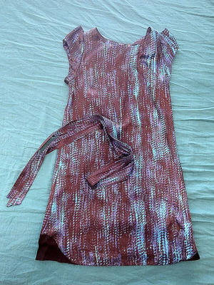 Miss Selfridge dress used, size Small, satin with belt