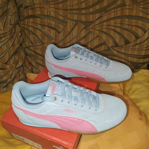Puma Bella Donna SD women's sneakers new, blue with pink details