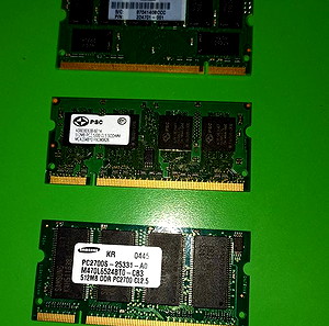 Laptop ram ddr1 512mb
