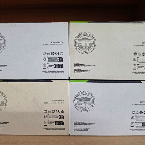 Lexmark High Yield Toner Set for CS531 CX532 (Black, Cyan, Magenta, Yellow)