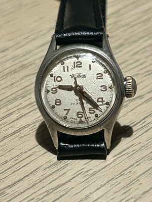 Γυναικείο ρολόι χειρός Technos ελβετικό vintage μεταχειρισμένο