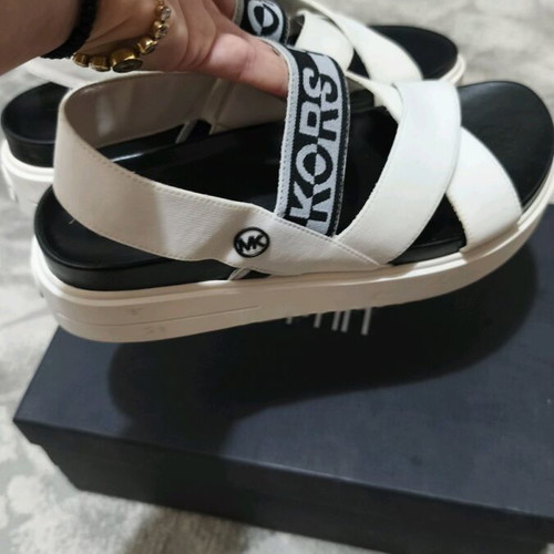 Michael Kors sandals like new, size 38.5/39, black and white