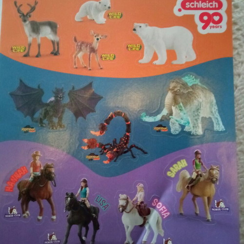 Children's stickers with animals new