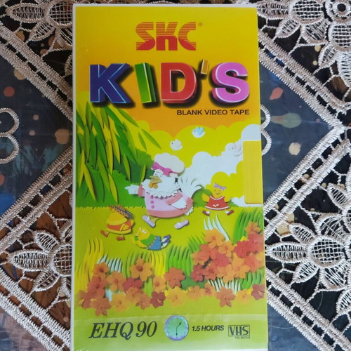 VHS video cassette SKC EHQ-90 Kid's blank tape new