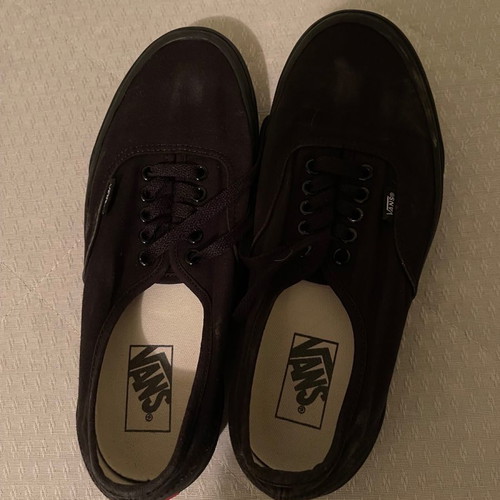 Vans shoes used, size 41, black, good condition