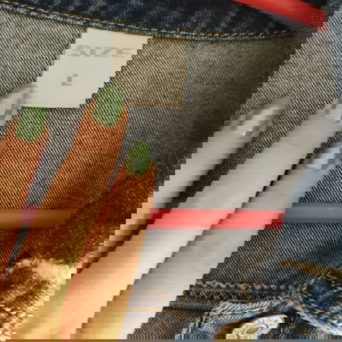 Κοντό τζιν τζάκετ μεταχειρισμένο, μέγεθος L