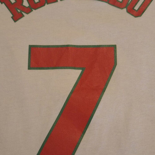Makó T-shirt like new, white with Ronaldo print and number 7