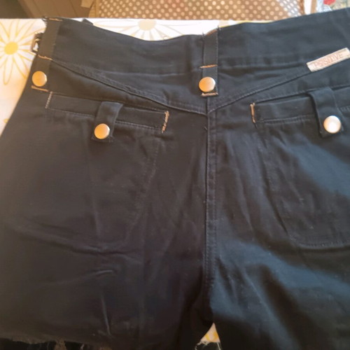 Positive flared pants black like new with cargo safari style