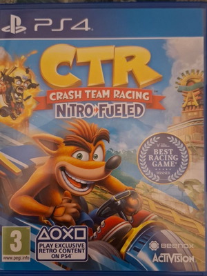 Crash Team Racing Nitro Fueled PS4 game like new